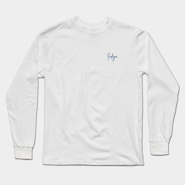 Indigo design. Long Sleeve T-Shirt by huyammina